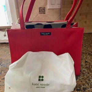 NWT Kate Spade red anniversary Sam w dust cover